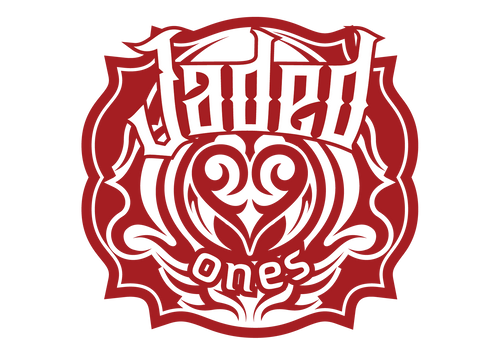 Jaded Ones logo- red heart logo